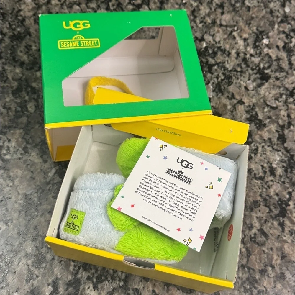 UGG Sesame Street Booties NIB 6/12 months